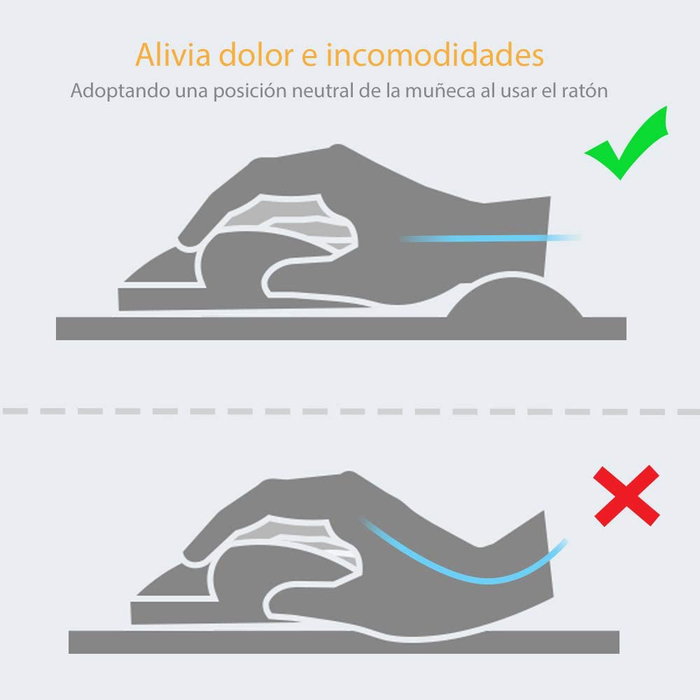 Fellowes Alfombrilla con Reposamuñecas de Gel Crystal Negro